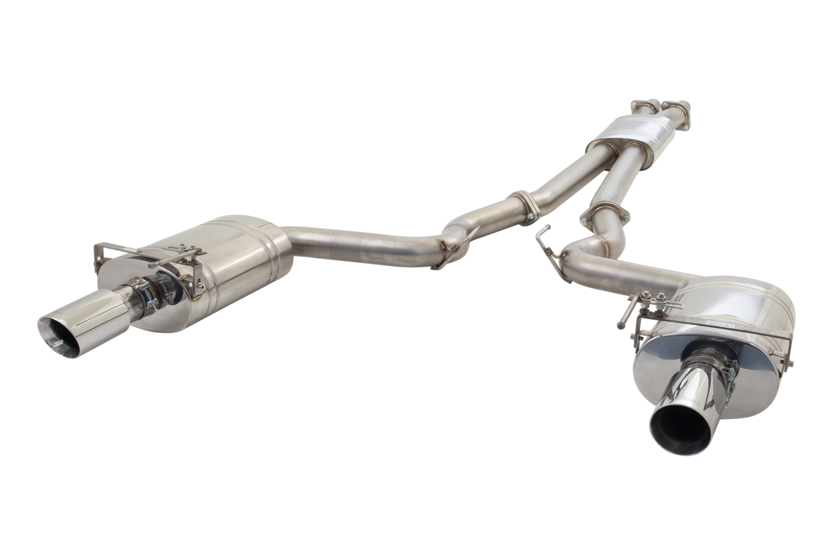 XForce (15-17) Mustang GT Fastback S550 304SS 3" Cat-Back Exhaust with 4" OD Tips