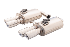 XForce (18-23) Mustang GT S550 304SS 3" Axle-Back Exhaust with Quad 4" OD Tips