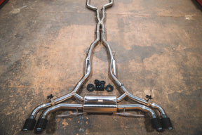 Valvetronic Designs® BMW X5M/X6M F95/F96 Valved Sport Cat-Back Exhaust with 4" OD Tips