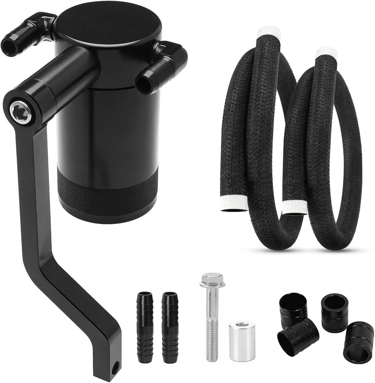 Dodge/Jeep/RAM 5.7L/6.4L HEMI Billet Oil Catch Can Kit (Z-Bracket)