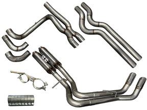 Speed Engineering® (99-06) GM SUV/Truck True Dual Cat-Back Exhaust (Crew/Extra Cab-Rear Exit)