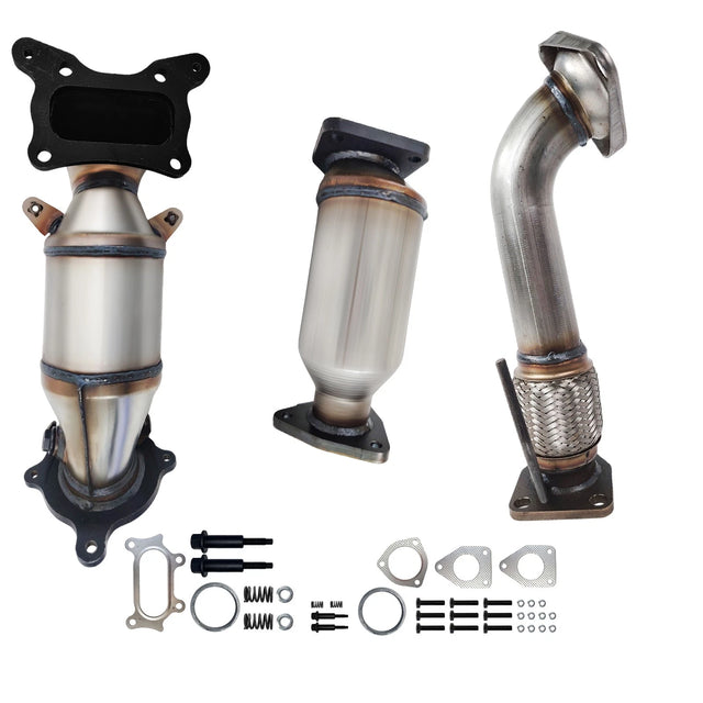 Acura TSX/Honda Accord 2.4L K24 Catted Exhaust Down + Flex Pipe 
