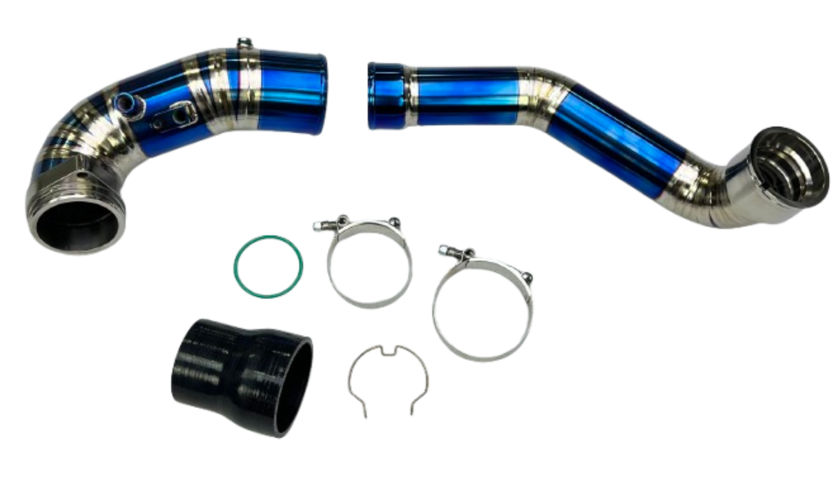 20+ Toyota GR Supra A90 3.0L B58B30 Blue Titanium Charge Pipe