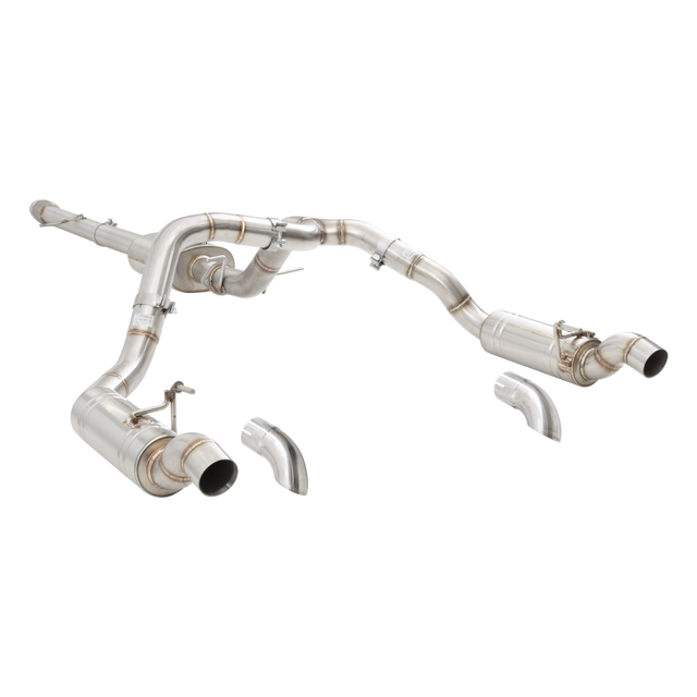XForce (22-25) Silverado 1500 ZR2 304SS 3" Varex Valved Cat-Back Exhaust with 4" OD Tips