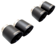 XForce (18-23) Mustang GT 304SS 4" OD Black Ceramic Exhaust Tips