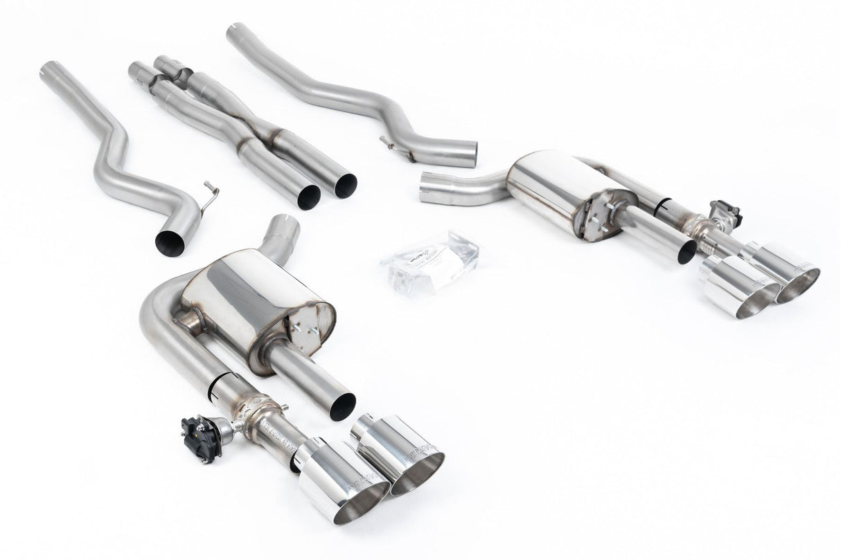 Milltek® (24-26) Mustang GT S650 Active Valved Cat-Back Exhaust with X-Pipe