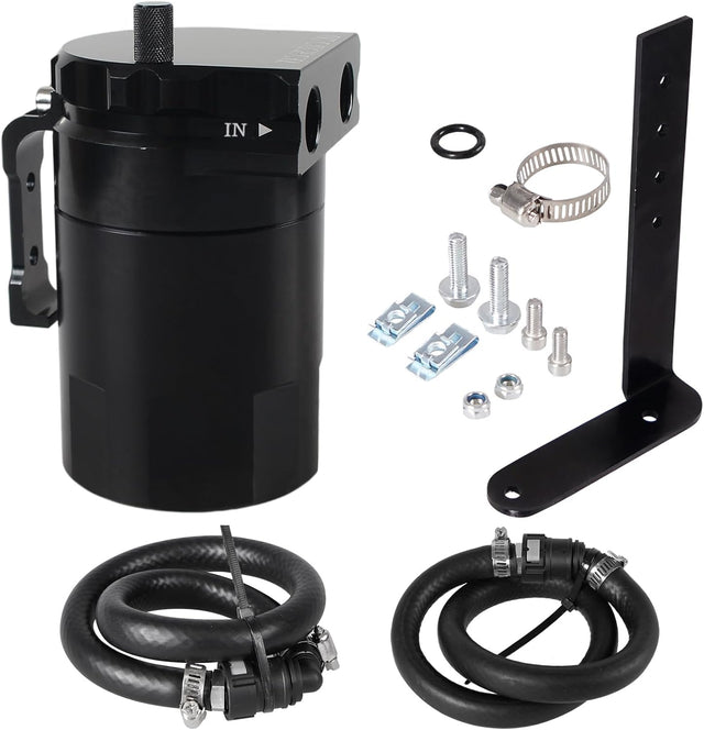 Ford Mustang/F-150 2.7L/3.5L/5.0L 350ml Baffled Oil Catch Can/SAI FIL