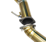 09-24 Nissan GT-R R35 3.8L VR38DETT Gold Titanium Cat Back Exhaust