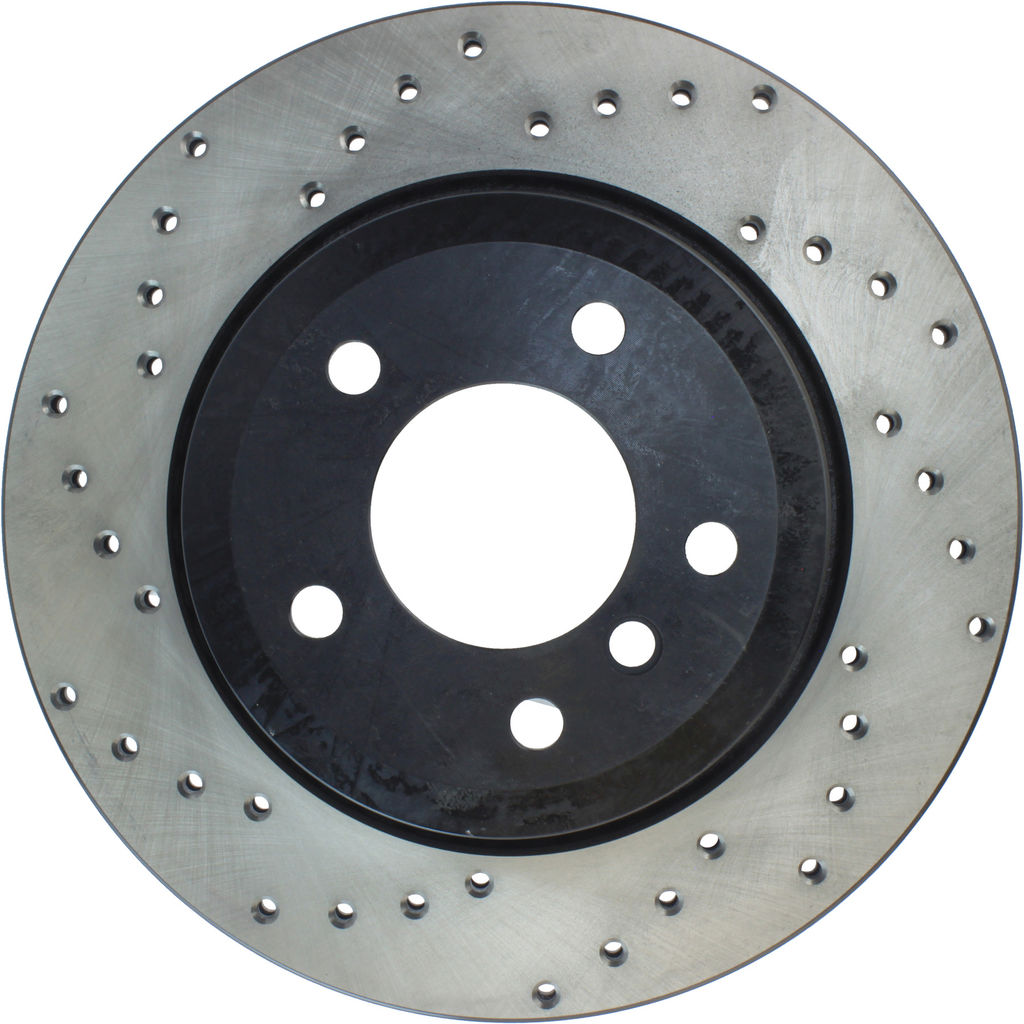 Stoptech #128.34085CR (05-10) BMW 5-Series 320mm Cross Drilled Rear Passenger Brake Rotor (Cryogenic Treated)