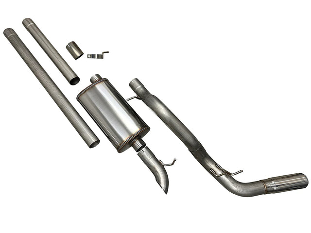 Speed Engineering® (07+) Silverado/Sierra 1500 V8 304SS 3.5" Cat-Back Exhaust with Axle Dump Exit