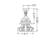 Oracle 9004 4000 Lumen LED Headlight Bulbs (Pair) - 6000K