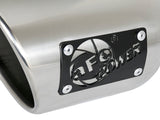 aFe MACH Force-Xp Universal Exhaust Tip 3 IN Inlet x 4-1/2 IN Outlet x 9 IN L- Polished Tip