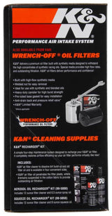 K&N 01-17 Harley-Davidson Softail / Dyna FI Performance Air Intake System Silver
