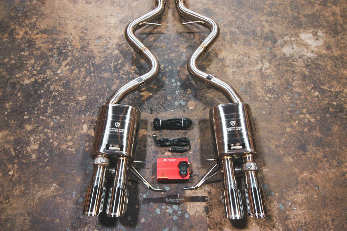 Valvetronic Designs® (08-13) BMW M3 E9x V2 Valved Sport Cat-Back Exhaust with 4" OD Tips