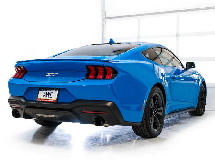 Awe Tuning® Ford Mustang S650 Fastback Track Edition 304SS 3" Cat-Back Exhaust with Dual 5" OD Tips
