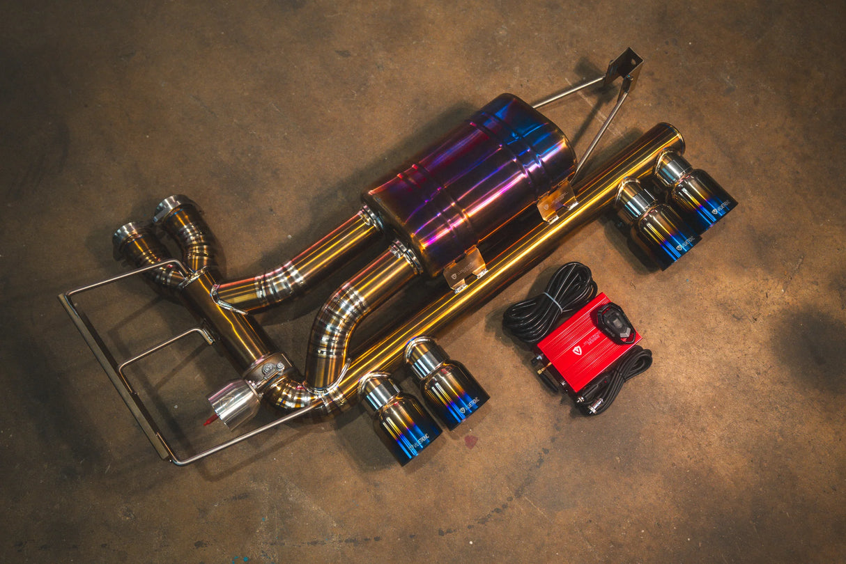 Valvetronic Designs® (00-06) BMW M3 E46 Valved Axle-Back Exhaust with 4" OD Tips