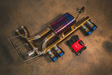 Valvetronic Designs® (00-06) BMW M3 E46 Valved Axle-Back Exhaust with 4" OD Tips
