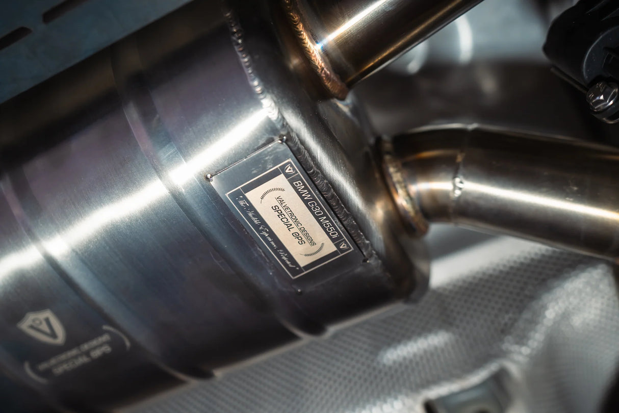 Valvetronic Designs® (18-24) BMW M550i xDrive G30 Valved Sport Cat-Back Exhaust with 3.5" OD Tips