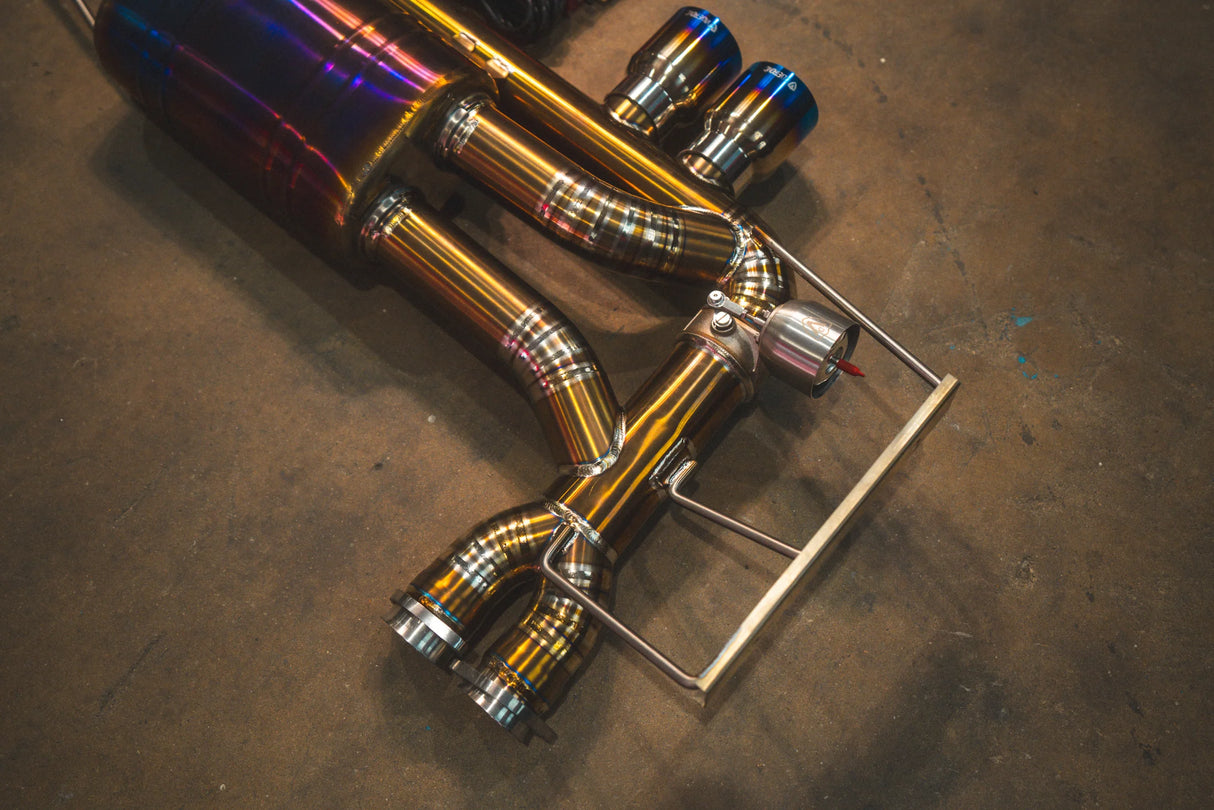 Valvetronic Designs® (00-06) BMW M3 E46 Valved Axle-Back Exhaust with 4" OD Tips