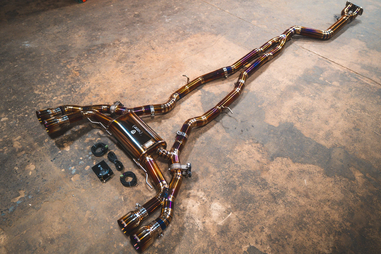 Valvetronic Designs® BMW X3M/X4M F97/F98 Valved Sport Cat-Back Exhaust with 4" OD Tips