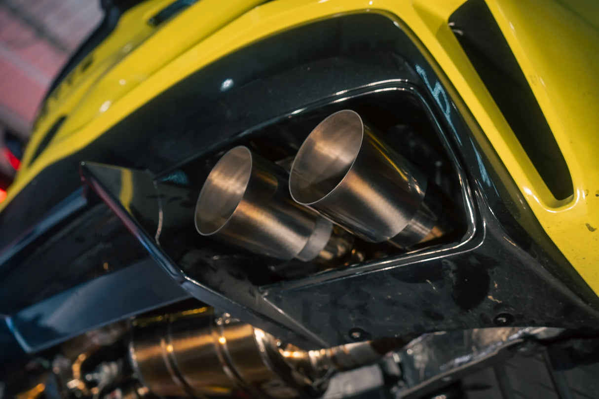 Valvetronic Designs® Corvette C8 Titanium Valved Sport Cat-Back Exhaust with 4" OD Tips