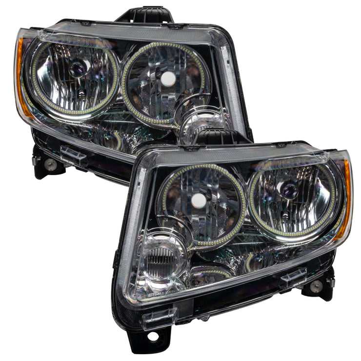 Oracle 11-13 Jeep Grand Cherokee SMD HL (Non-HID) - Chrome - ColorSHIFT w/o Controller