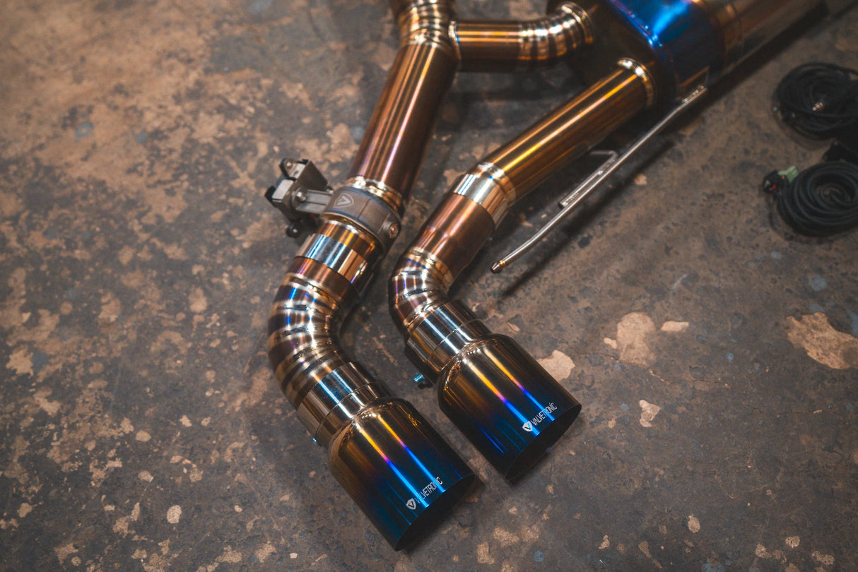 Valvetronic Designs® BMW X5M/X6M F95/F96 Valved Sport Cat-Back Exhaust with 4" OD Tips