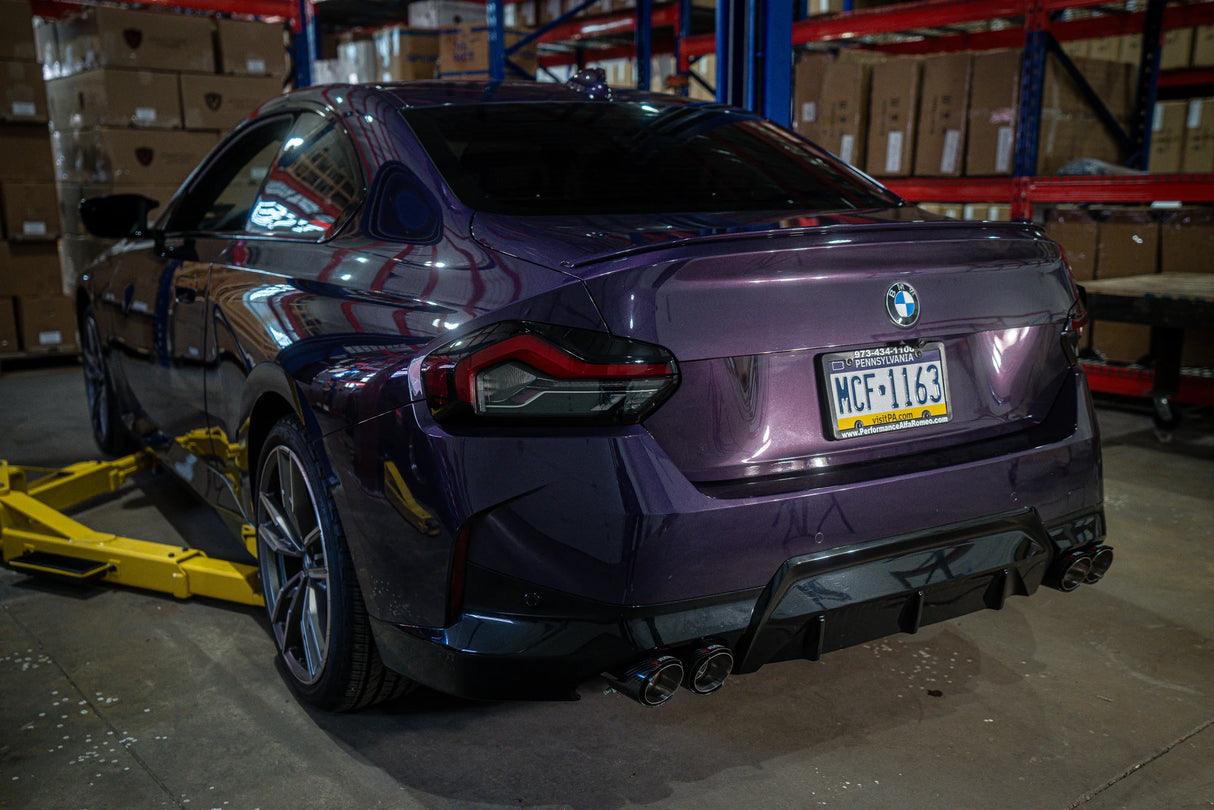 Valvetronic Designs® BMW M240i G42 Valved Sport Cat-Back Exhaust with 4" OD Tips