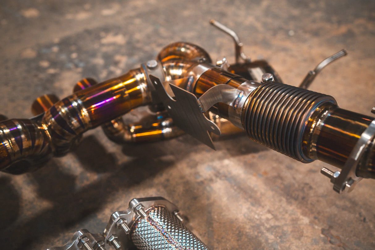Valvetronic Designs® Corvette C8 Z06 Titanium Valved Sport Cat-Back Exhaust with 4" OD Tips