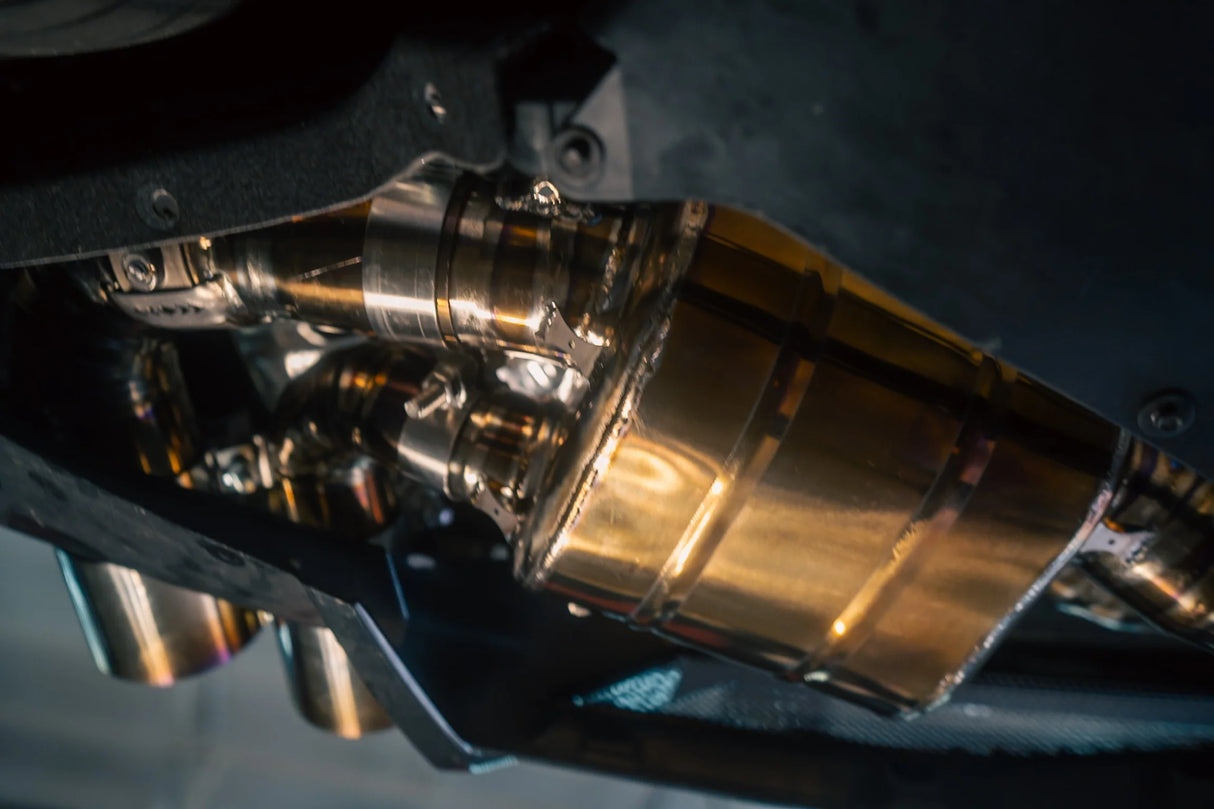 Valvetronic Designs® Corvette C8 Titanium Valved Sport Cat-Back Exhaust with 4" OD Tips