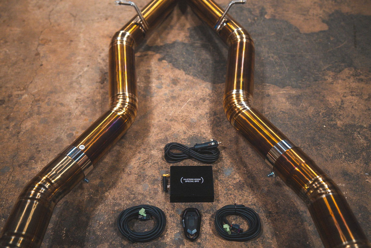 Valvetronic Designs® BMW M8 F91/F92/F93 Valved Sport Cat-Back Exhaust with 4" OD Tips