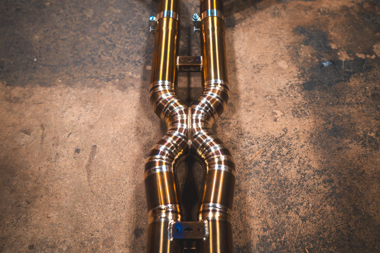 Valvetronic Designs® BMW X5M/X6M F95/F96 Valved Sport Cat-Back Exhaust with 4" OD Tips