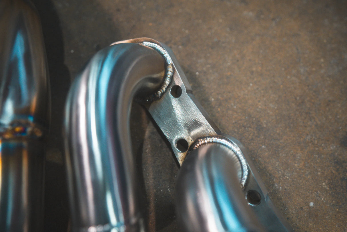 Valvetronic Designs® Ferrari F430 Spider Valved Sport Cat-Back Exhaust with 4" OD Tips