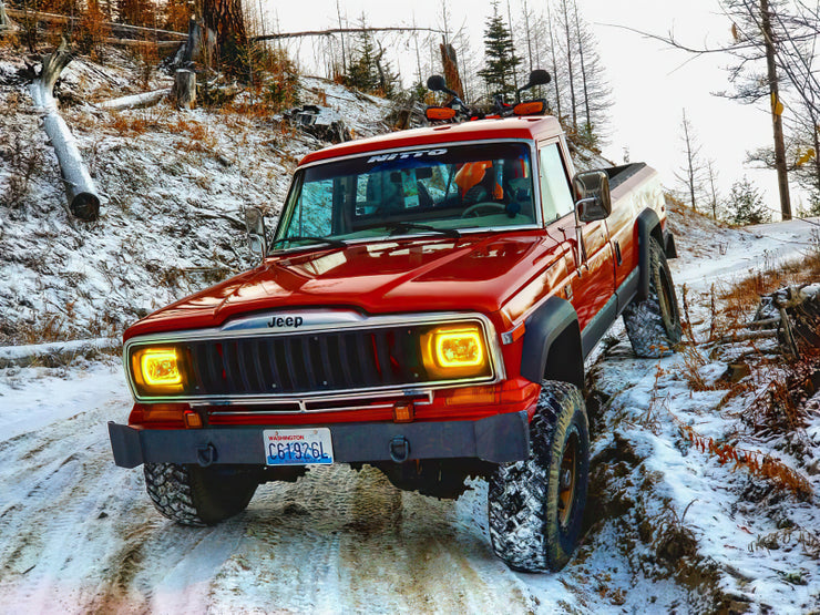 Oracle Pre-Installed Lights 7x6 IN. Sealed Beam - ColorSHIFT Halo