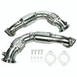 08-14 BMW 550i/650i/750i/X5/X6 N63B44 Catless Exhuast Down Pipe

