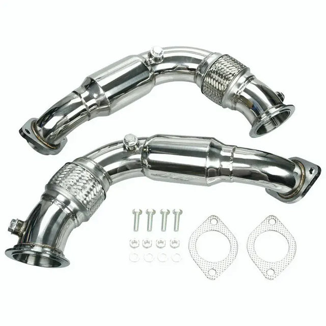 08-14 BMW 550i/650i/750i/X5/X6 N63B44 Catless Exhuast Down Pipe

