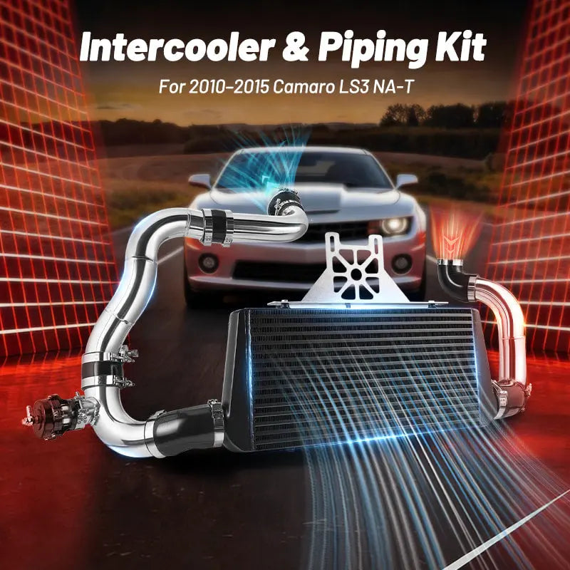 10-15 Chevrolet Camaro SS LS3 Intercooler/Piping Kit (Single Turbo NA-T Swap)