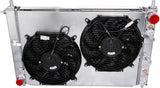 96-04 Ford Mustang 4.6L SN95 Dual Fan 4-Row HD Aluminum Radiator