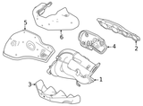General Motors #12668562 Corvette C8 Exhaust Manifold Gasket (1 Required)