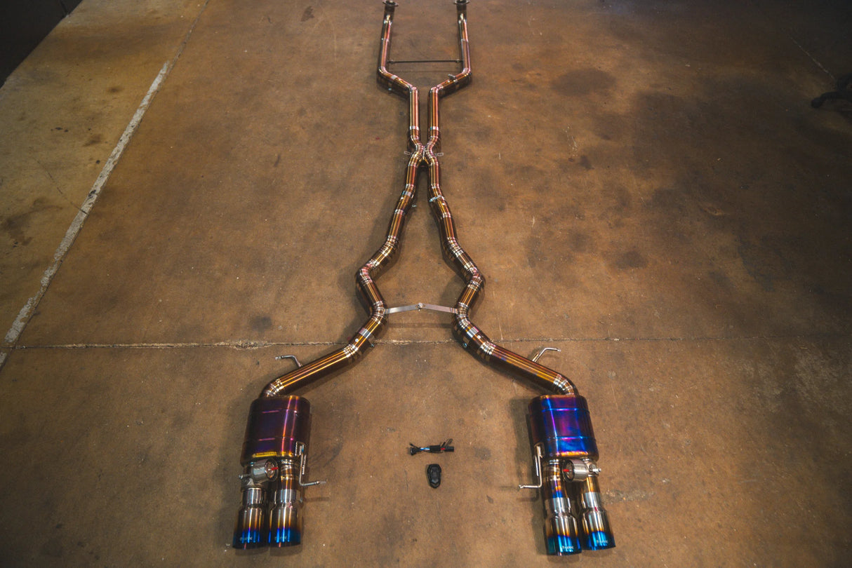 Valvetronic Designs® BMW F10 M5/F06 M6 Valved Sport Cat-Back Exhaust with 4" OD Tips