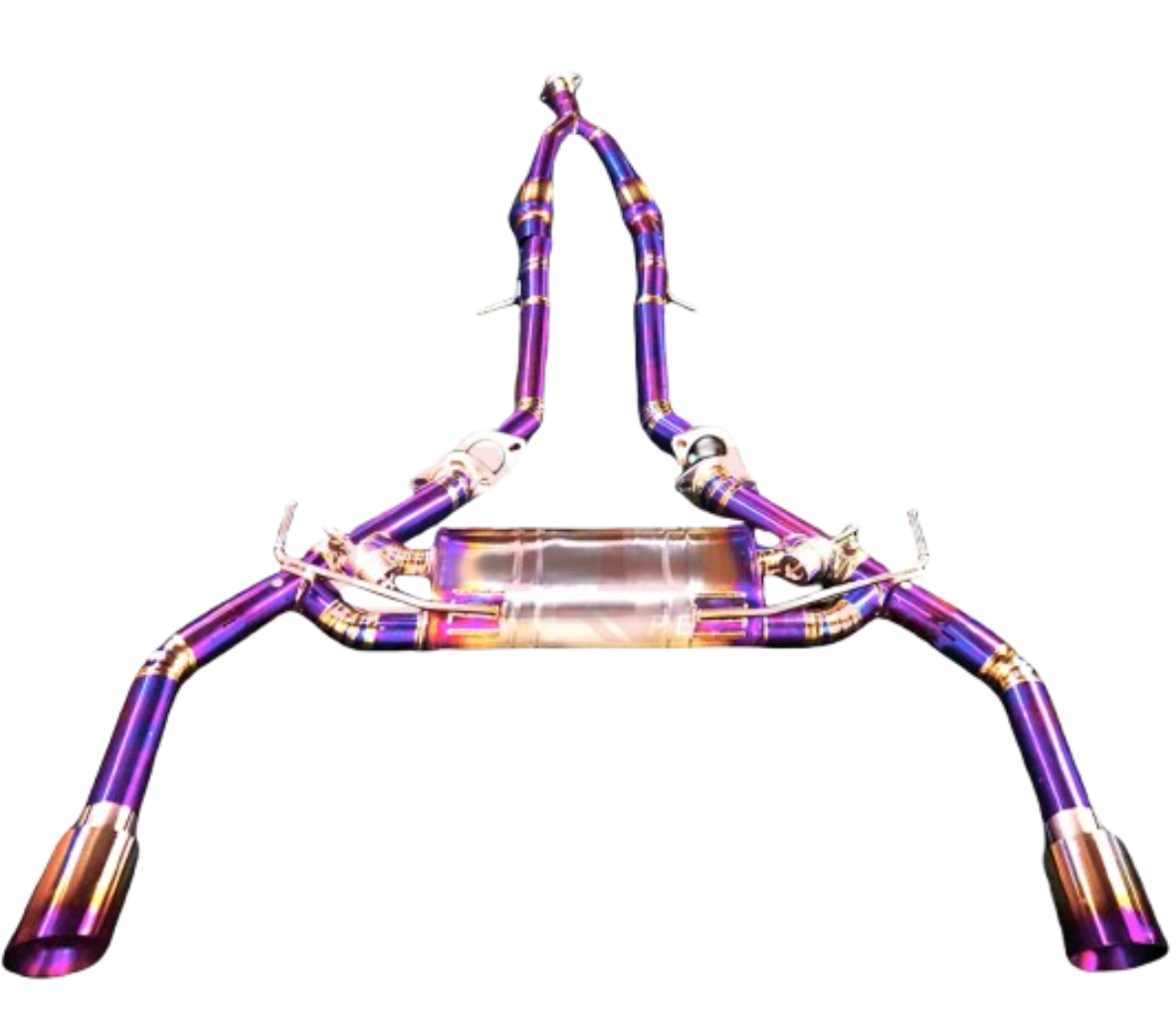 Infiniti Q50/Q60 3.0L V37 VR30DT Purple Titanium Cat-Back Exhaust 