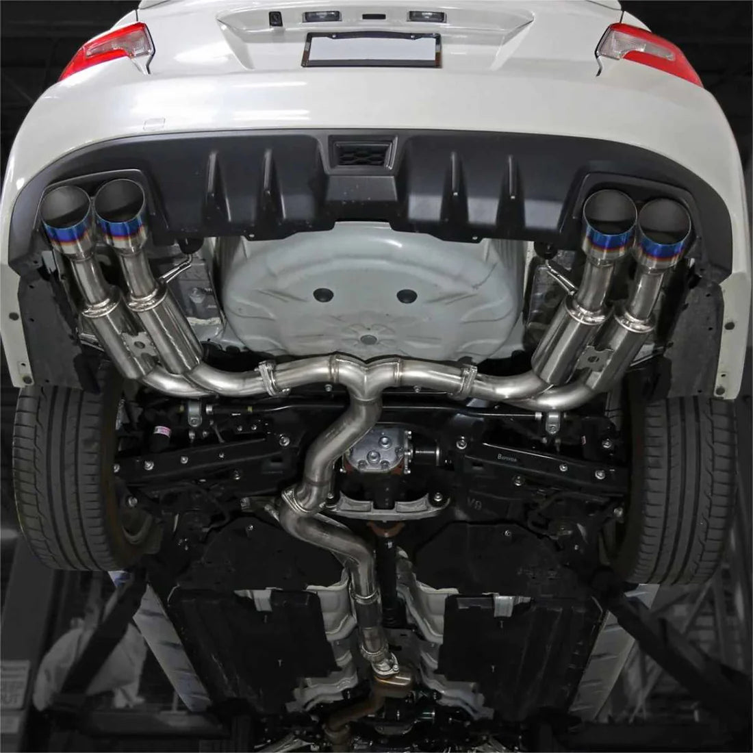 (15-21) Subaru WRX STI VA 3" Cat-Back Exhaust with Quad 4" Burnt Tips