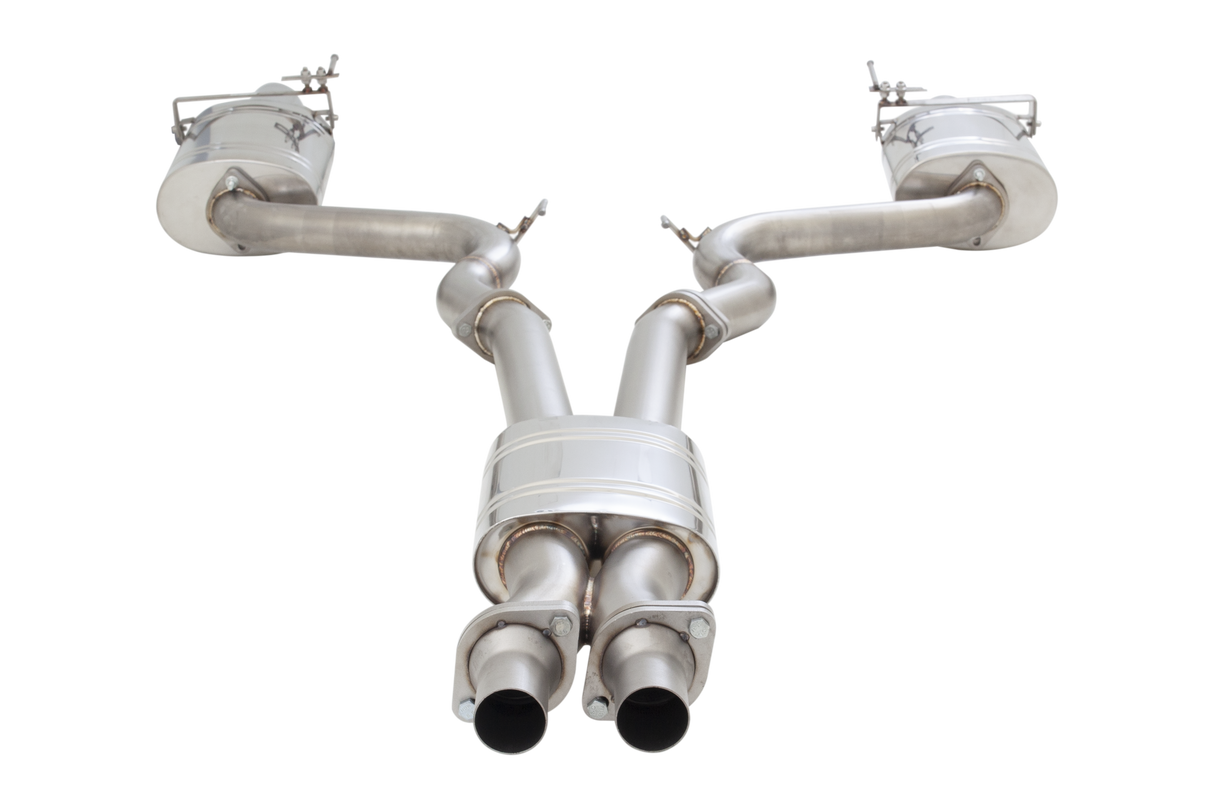 XForce (15-17) Mustang GT Fastback S550 304SS 3" Cat-Back Exhaust with 4" OD Tips