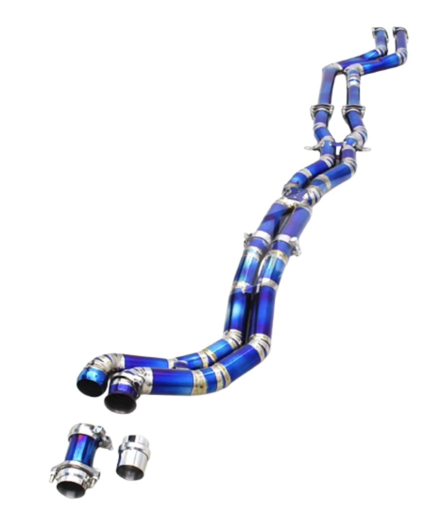 00-06 BMW M3 E46 S54B32 3.2L Titanium Catless Exhaust Mid-Pipes