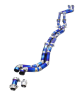 00-06 BMW M3 E46 S54B32 3.2L Titanium Catless Exhaust Mid-Pipes