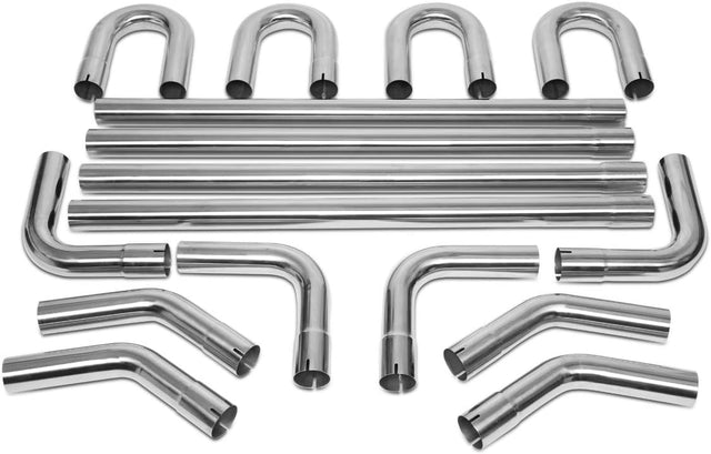 Kingman Speed® Universal 16-Piece DIY Custom Exhaust Builder Kit

