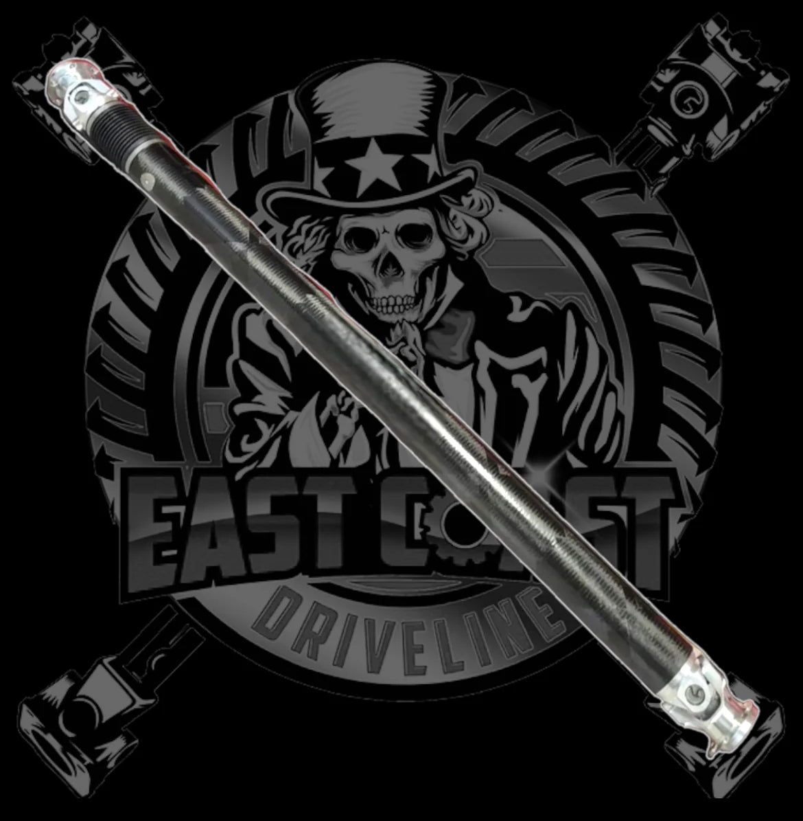 East Coast Driveline® (08-14) Challenger 5-Speed Automatic Driveshaft (3-Bolt Ends)