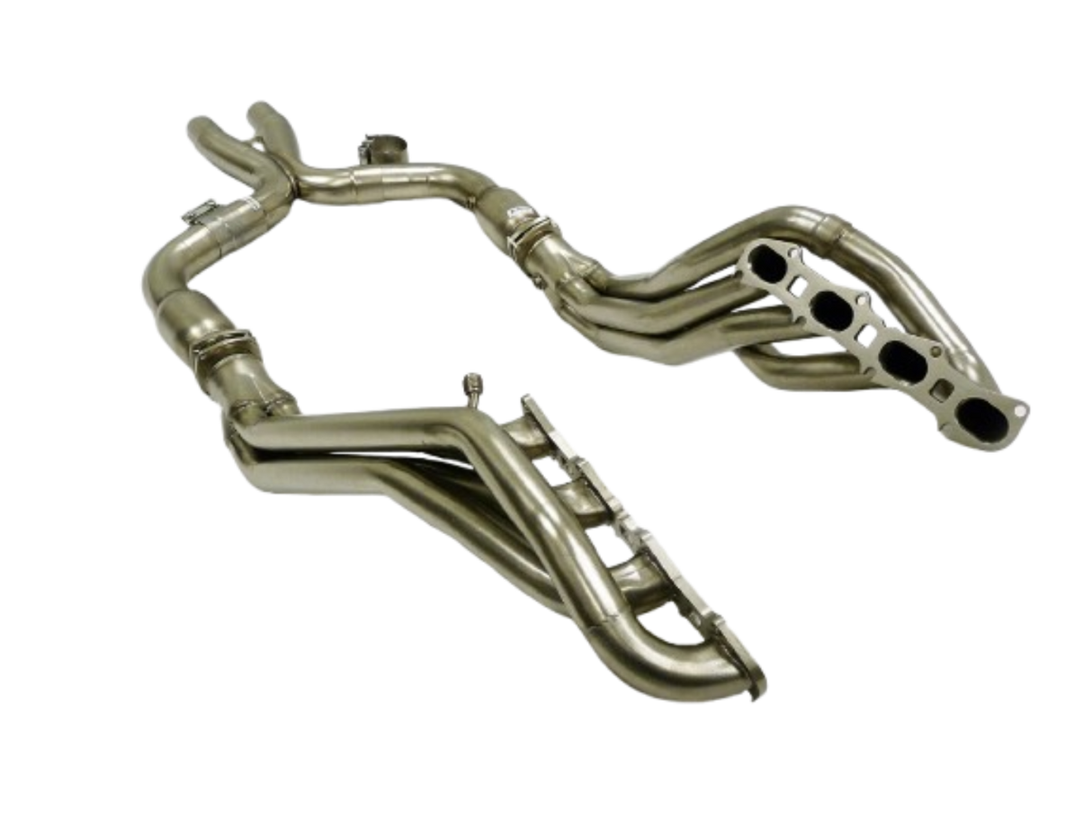 Ford Mustang GT500 5.4L 4V 304SS 1-7/8 Long Tube Exhaust Headers with Catted X-Pipe