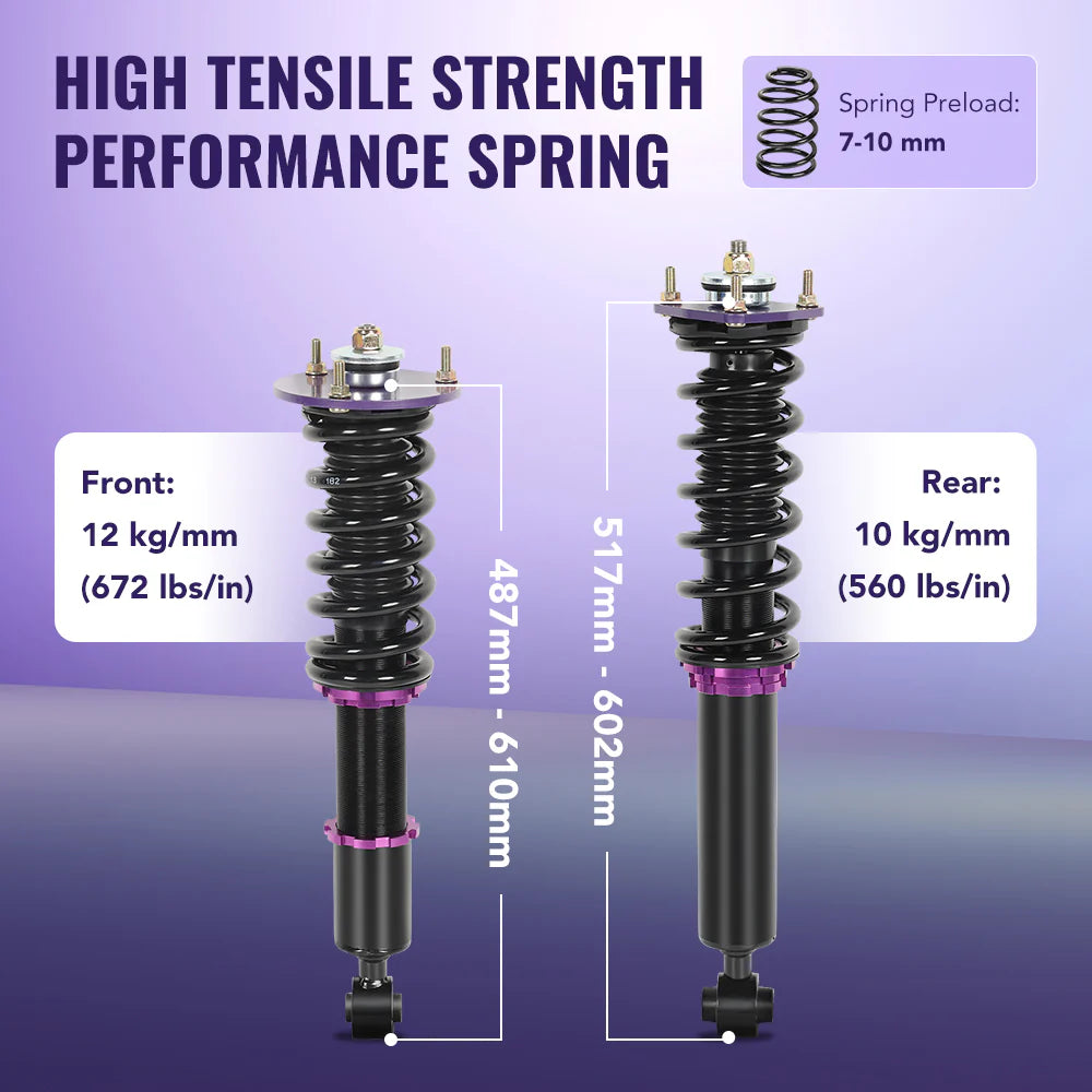 (98-07) Lexus IS200/IS300 2.0L/3.0L Adjustable Coilovers
