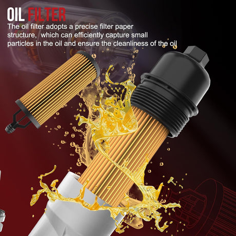 Dodge/Jeep/Ram 3.6L Engine Oil Filter Housing with Oil Cooler/Filter

